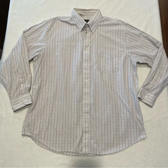 Kenneth Roberts | Shirts | Kenneth Roberts Platinum Button Down Shirt Gray  And Red Pants Laid 7 12 | Poshmark